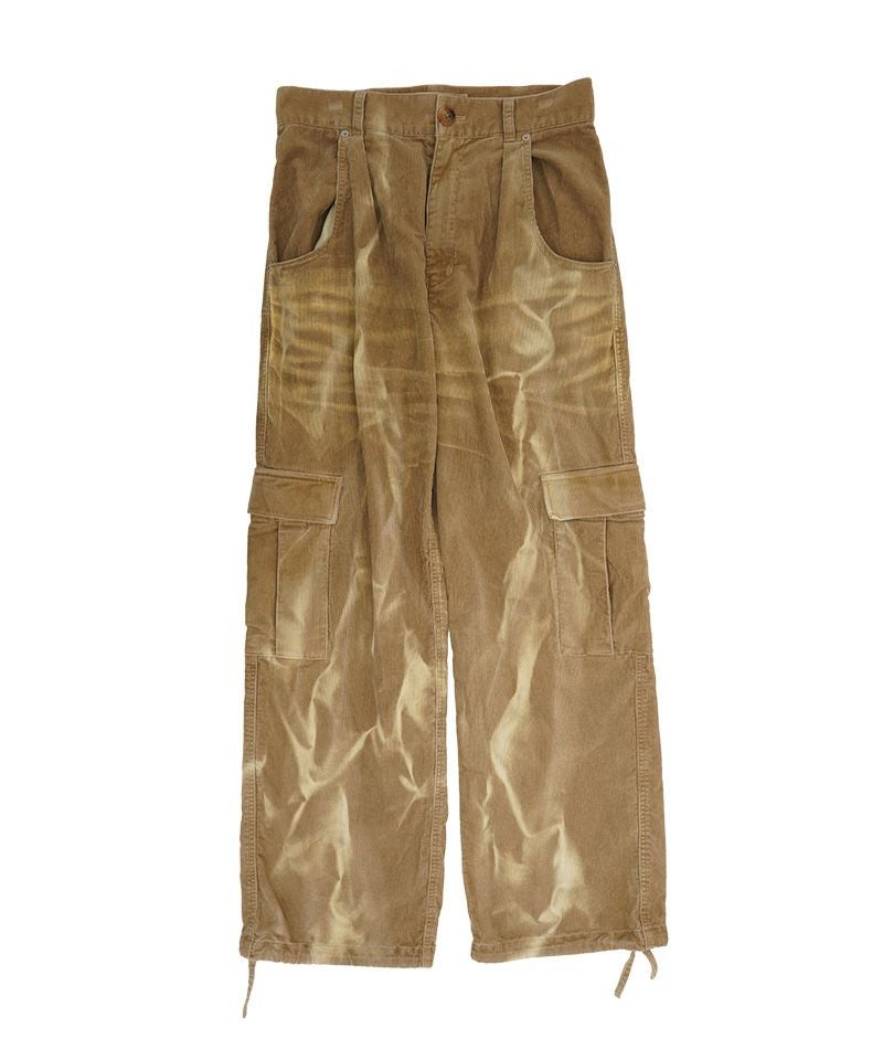 ＜KAMIYA＞Sun-Faded Corduroy Fatigue Pants