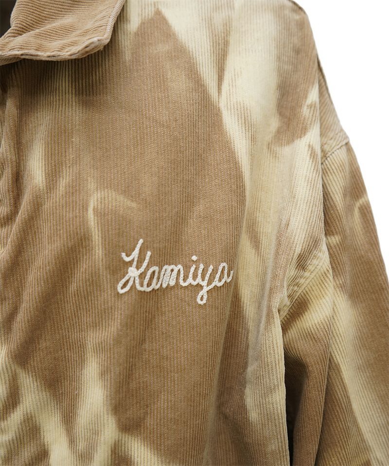 KAMIYA カミヤ 25AW 日本製 Sun-Faded Corduroy Work Blouson サンフェード コーデュロイ ワークブルゾン G15BL033 S BLACK ジャケット MYne MAISON MIHARA YASUHIRO アウター【中古】【KAMIYA】 KAMIYA＞Sun-Faded Corduroy Work Blouson | MAKES ONLINE STORE