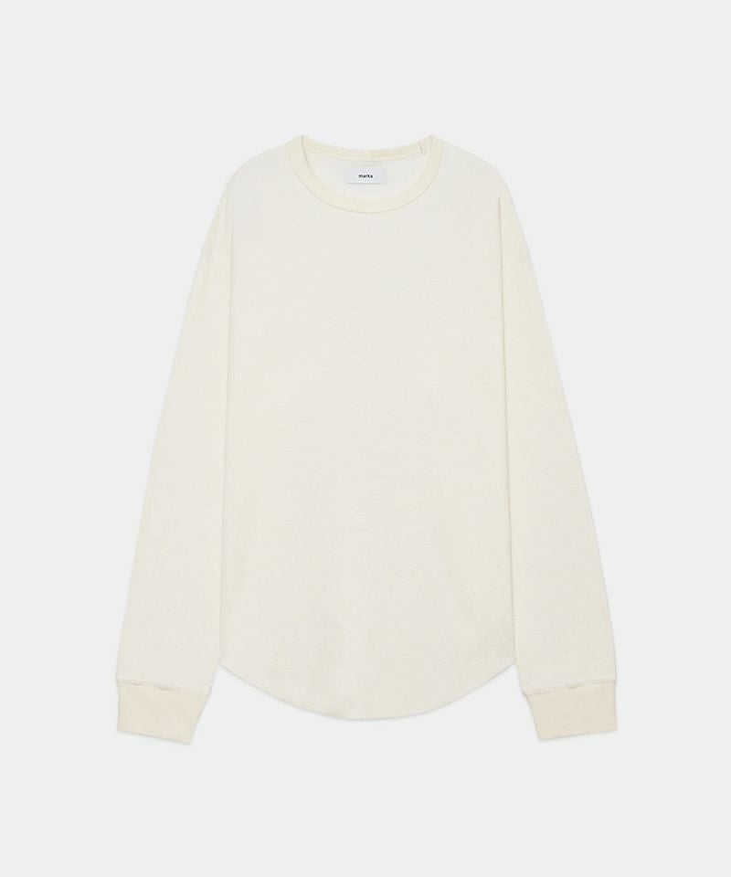 ＜marka＞CREW NECK L/S TEE