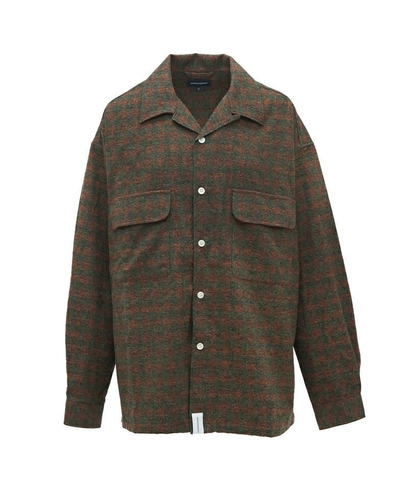 DESCENDANT ディセンダント 日本製 MILPITAS CHECK LS SHIRT ミルピタス マドラスチェックシャツ 1 RED/BLUE 長袖 CPO トップス【中古】【DESCENDANT】 DESCENDANT ディセンダント 日本製 MILPITAS CHECK LS SHIRT