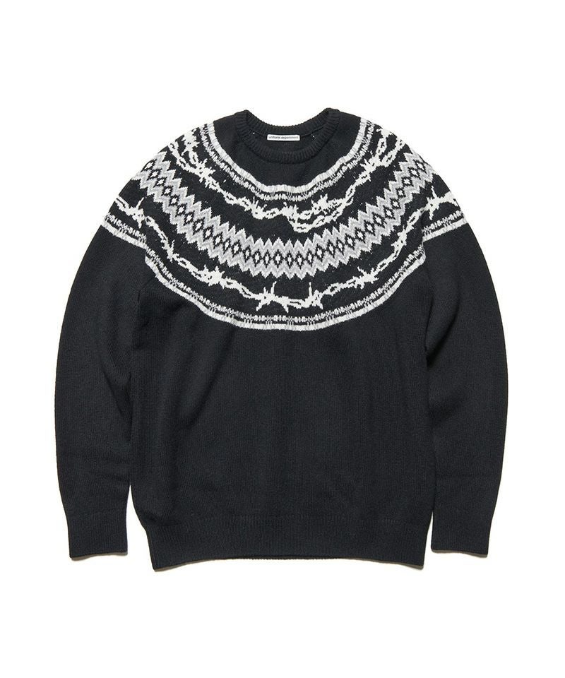 uniform experiment＞ENTANGLED NORDIC SWEATER | MAKES ONLINE STORE