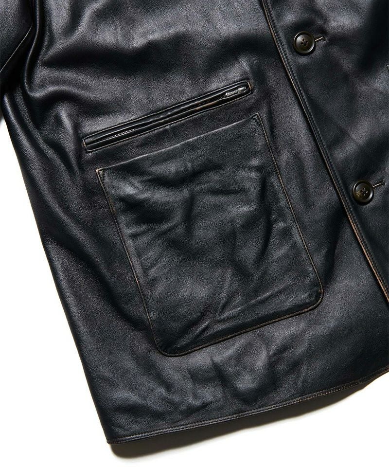 uniform experiment＞LEATHER CAR COAT | MAKES ONLINE STORE