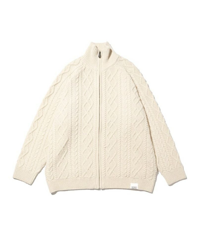 トップス FreshService TECH FISHERMAN ZIP-UP FreshService - SHETLAND WOOL x SOLOTEX® TECH FISHERMAN ZIP-UP