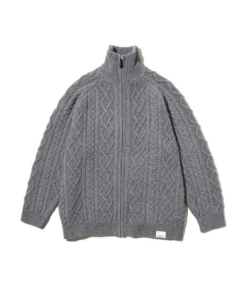 FreshService＞SHETLAND WOOL x SOLOTEX® TECH FISHERMAN ZIPUP