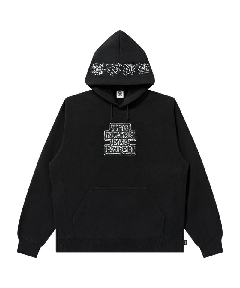 ＜BlackEyePatch＞STITCH PRINTED OG LABEL HOODIE