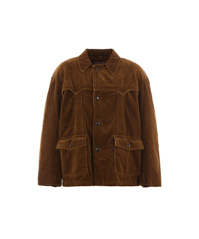 SAINT MICHAEL＞CORDUROY BOA JACKET/BROWN | MAKES ONLINE STORE