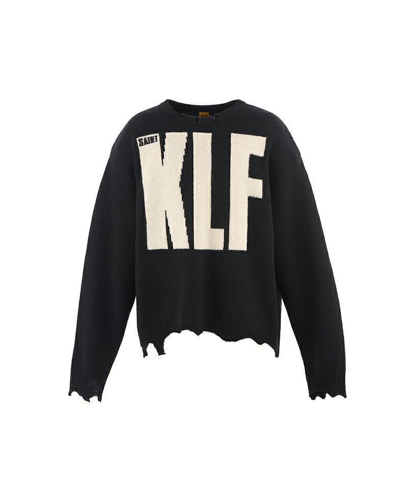 SAINT MICHAEL KLF クルーネックニット XL 美品 SAINT MICHAEL＞KLF_CREW NECK KNIT/KLF/BLACK | MAKES ONLINE STORE
