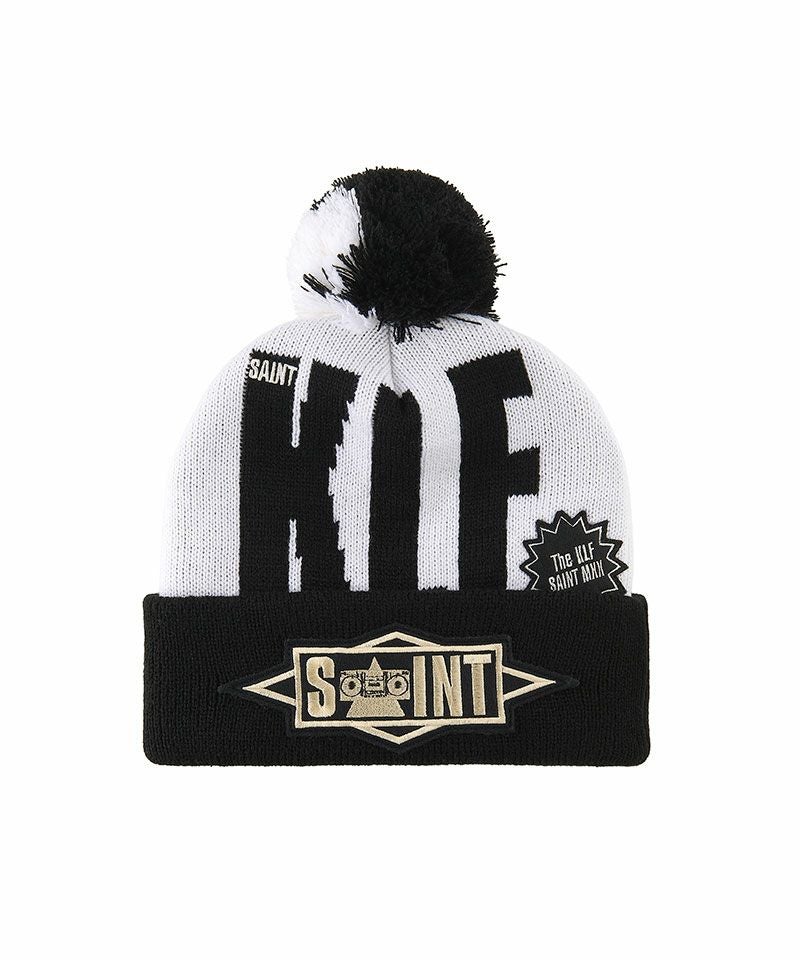 KLF SAINT MICHAELニット帽 SAINT MICHAEL＞KLF_KNIT CAP/KLF/WHITE | MAKES ONLINE STORE