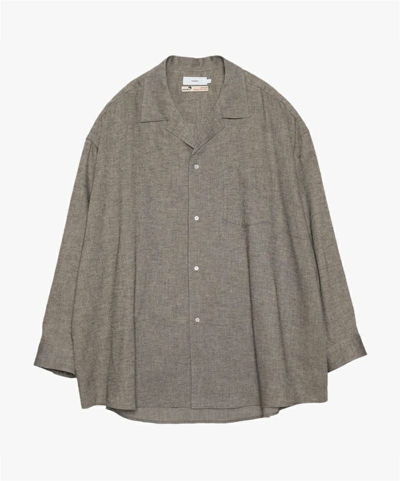 Graphpaper＞SIDOGRAS Cotton Herringbone Flannel Sleeping Shirt