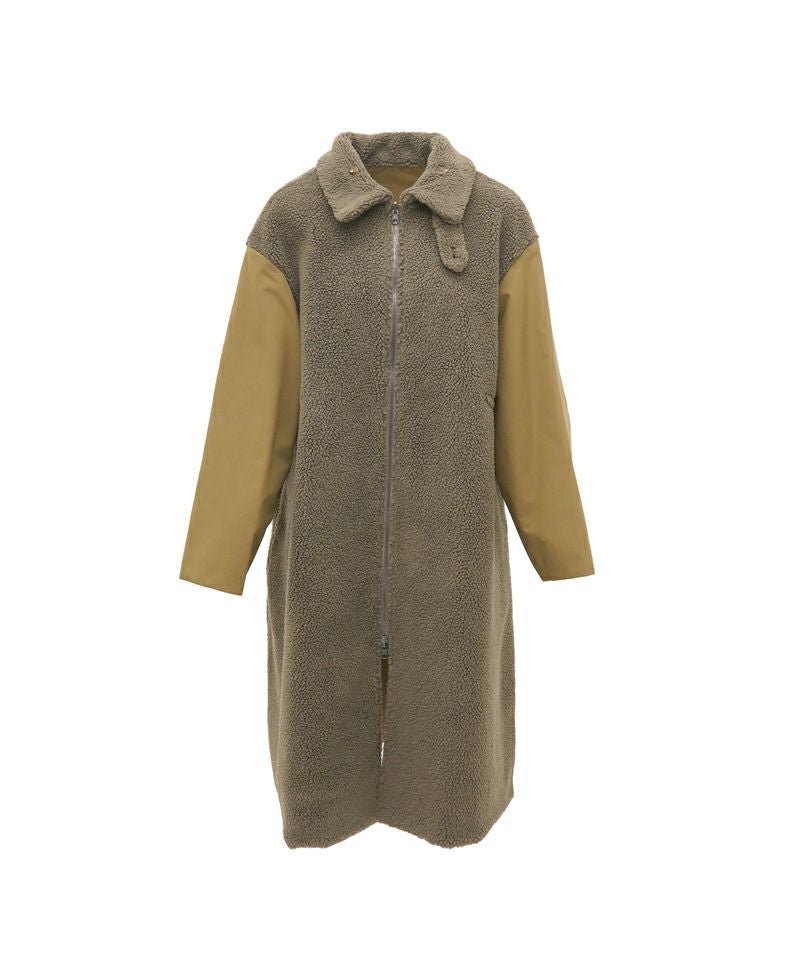 THE STORE by C'【VACHEMENT】ボアブルゾン VACHEMENT＞Taffeta X Boa Reversible Coat | MAKES ONLINE STORE