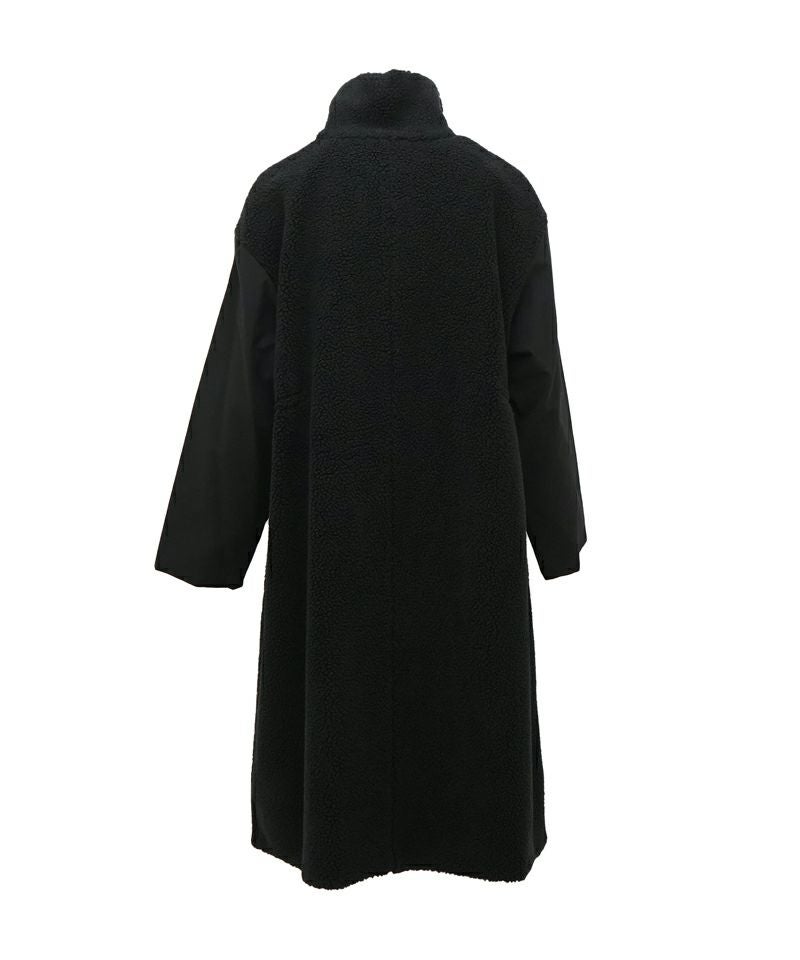 VACHEMENT＞Taffeta X Boa Reversible Coat | MAKES ONLINE STORE