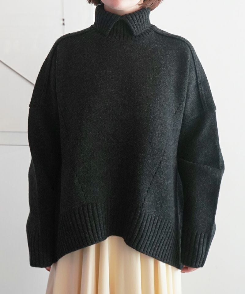 CINOH＞OVERSIZE HINECK KNIT | MAKES ONLINE STORE