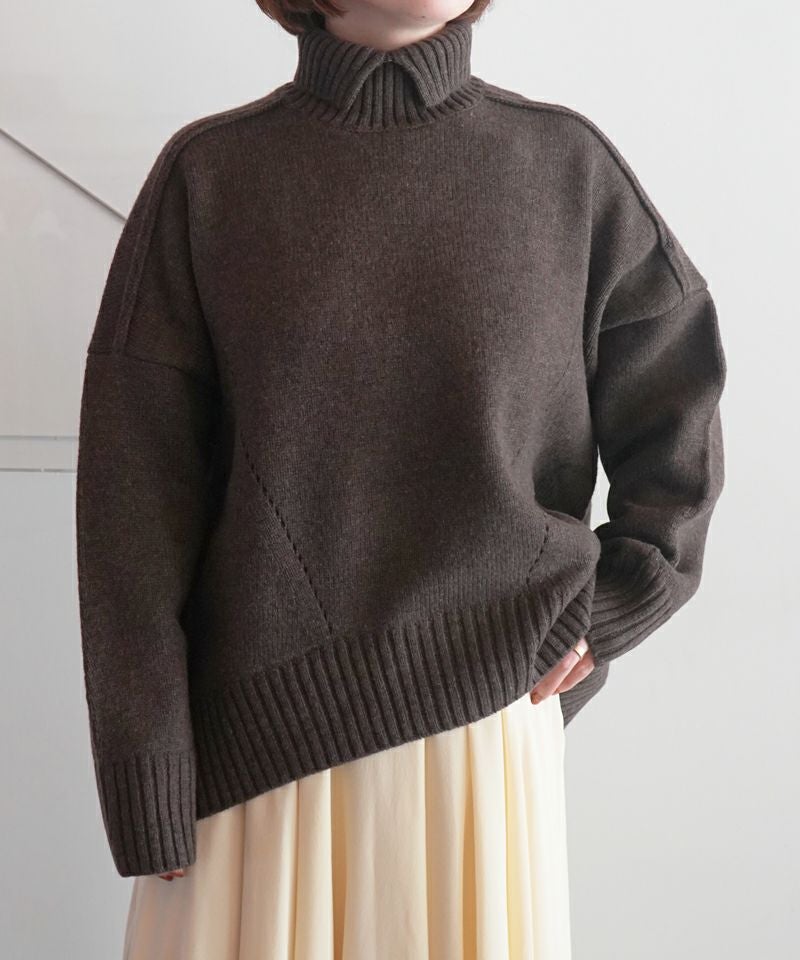 CINOH＞OVERSIZE HINECK KNIT | MAKES ONLINE STORE