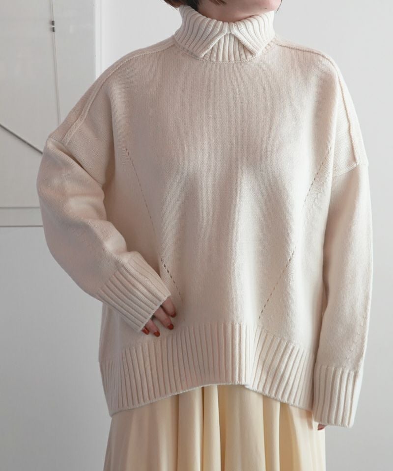 CINOH＞OVERSIZE HINECK KNIT | MAKES ONLINE STORE