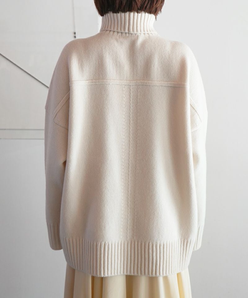 CINOH＞OVERSIZE HINECK KNIT | MAKES ONLINE STORE