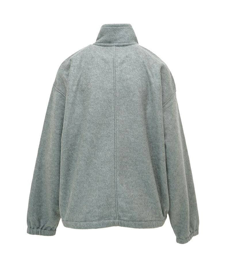 AURALEE＞PURE SILK COMFORT FLEECE HALF ZIP P/O | MAKES ONLINE STORE