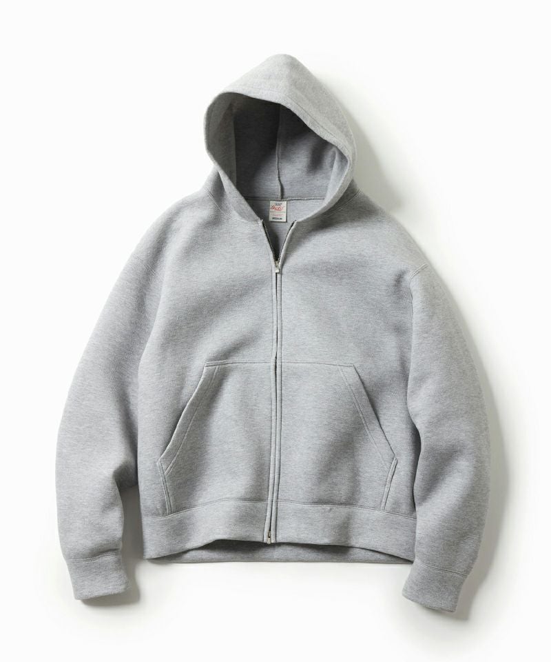 ＜GOLD＞CARDBOARD KNIT ZIP PARKA