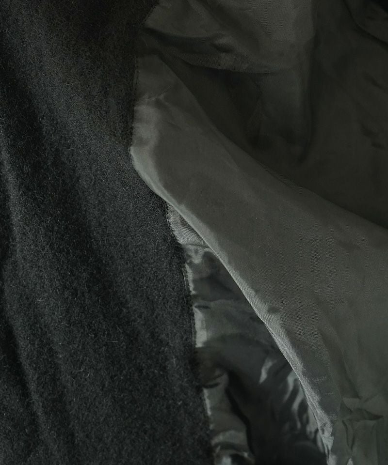 BLACK COMME des GARCONS＞ウール/ナイロンツイード中製品縮絨