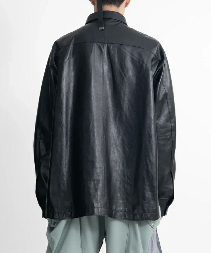 Tamme＞LEATHER PCS SHIRT | MAKES ONLINE STORE