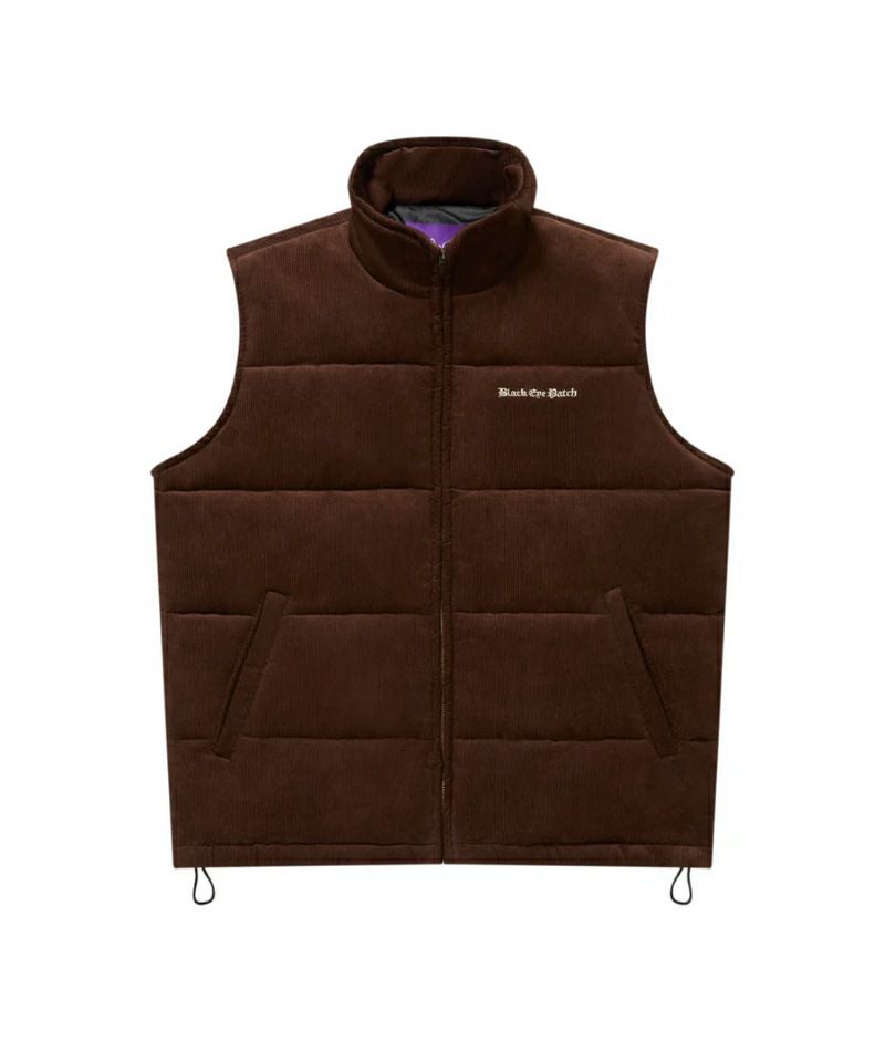 ＜BlackEyePatch＞OE LOGO CORDUROY PUFFER VEST
