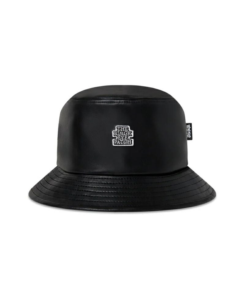 BlackEyePatch＞OG LABEL FAUX LEATHER BUCKET HAT | MAKES ONLINE STORE