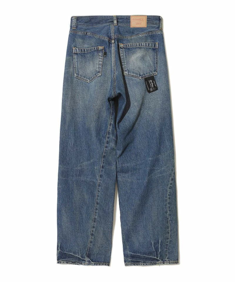 UNDERCOVER＞レタリングビーズ 刺繍加工ワイドデニム | MAKES ONLINE STORE