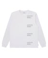 REPEATED FABRIC LOGO L/S TEE