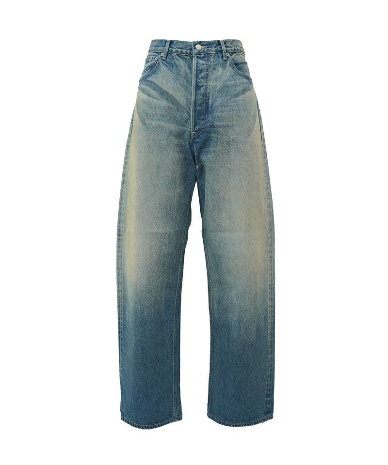 AURALEE＞SELVEDGE FADED HEAVY DENIM WIDE PANTS | MAKES ONLINE STORE