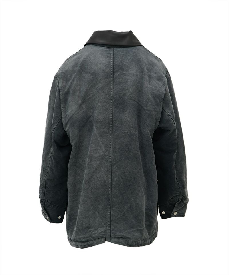 AURALEE＞PRODUCT DYED ORGANIC COTTON DUCK BLOUSON | MAKES ONLINE STORE