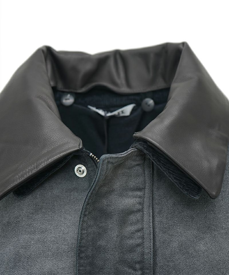 AURALEE＞PRODUCT DYED ORGANIC COTTON DUCK BLOUSON | MAKES ONLINE STORE