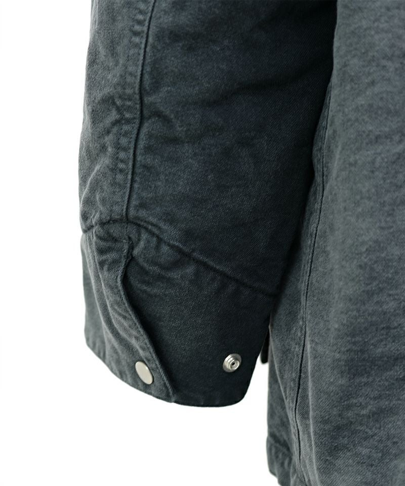 AURALEE＞PRODUCT DYED ORGANIC COTTON DUCK BLOUSON | MAKES ONLINE STORE