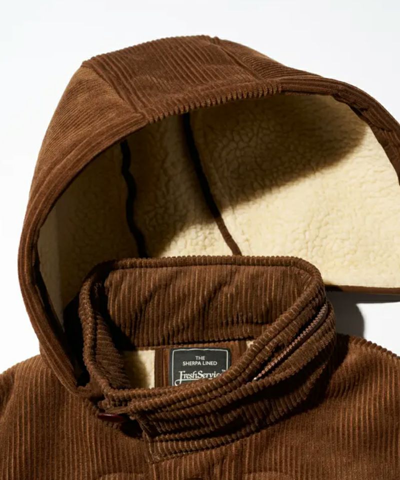 FreshService＞SHERPA CORDUROY DUFFLE COAT | MAKES ONLINE STORE