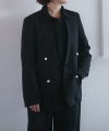 BLACK FORMAL NO COLLAR JACKET