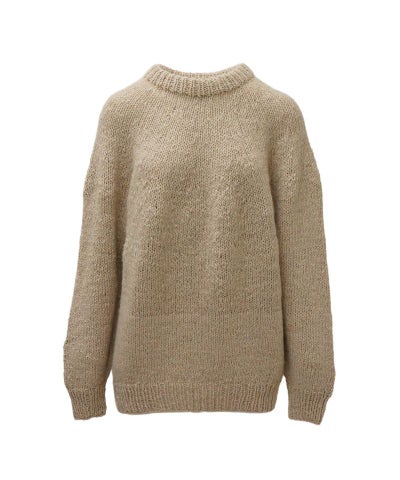 COMOLI KNIT コモリ カシミヤ ボートネック ニット KHAKI F COMOLI 