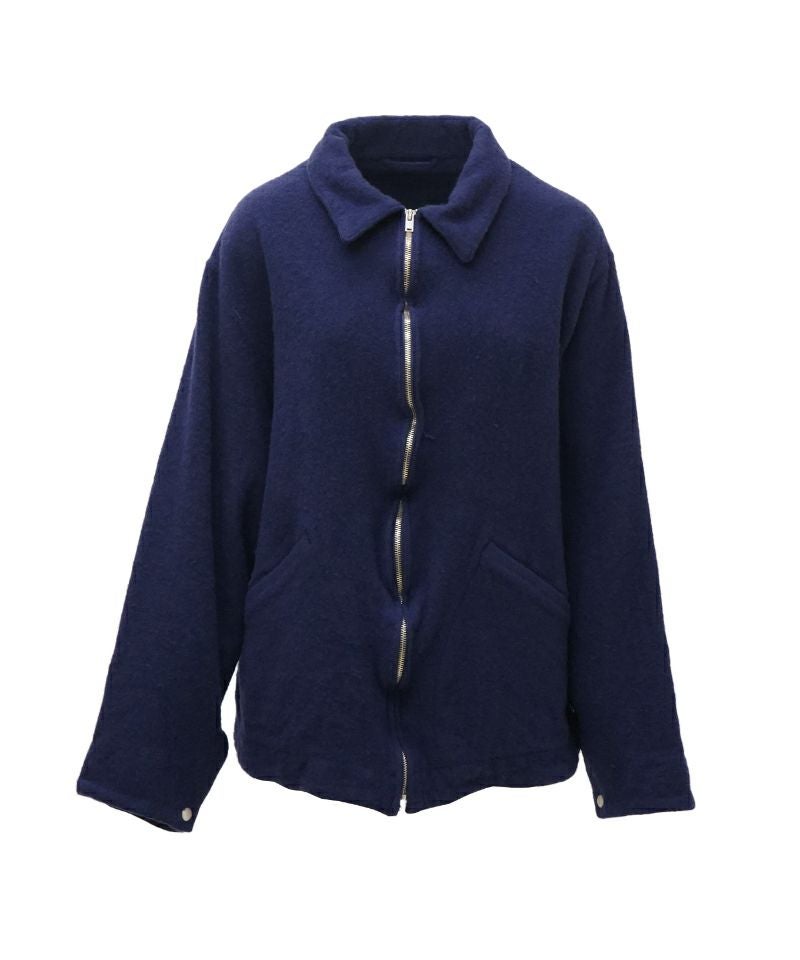 COMOLI＞縮絨ウール ジップショートジャケット | MAKES ONLINE STORE