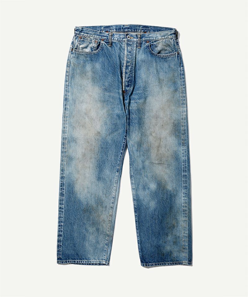 パンツ A.PRESSE No.37 Wide Denim Pants LENGTH28 A.PRESSE / No.37 Washed Wide Denim Pants (Bleach)