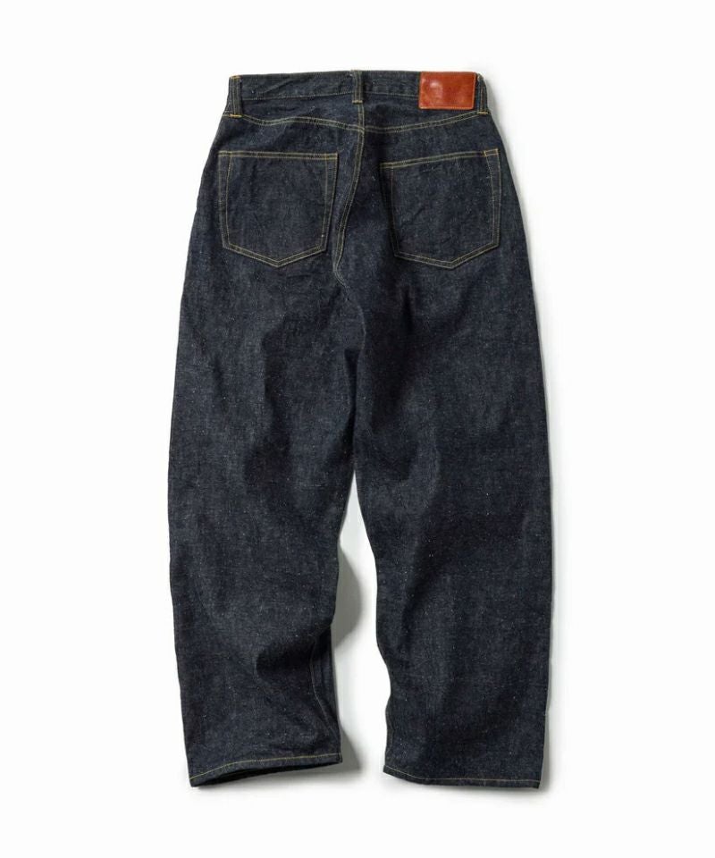 GOLD＞14oz. DENIM 5POCKET WIDE PANTS | MAKES ONLINE STORE