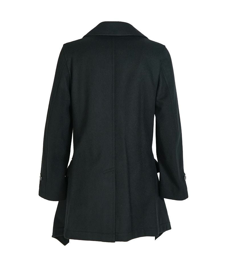 BLACK COMME des GARCONS＞ウール／ナイロン メルトンCT (1P-C002-052