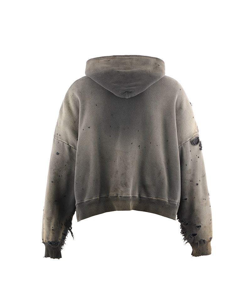 ZIP AW25 (セントマイケル) M×××××× SAINT フーディー セントマイケル HOODIE/SIDE GRAY / LINE トップス
