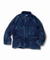 ＜GOLD＞9W INDIGO CORDUROY WORK COAT