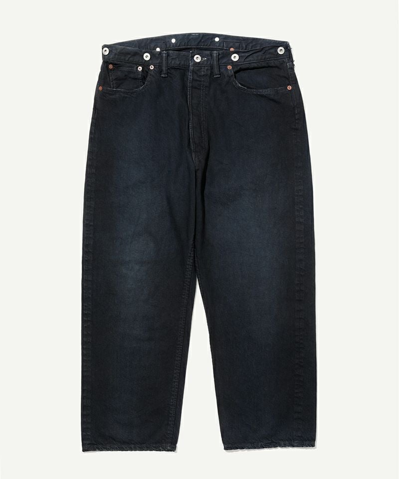No.22 Washed Wide Denim Pants