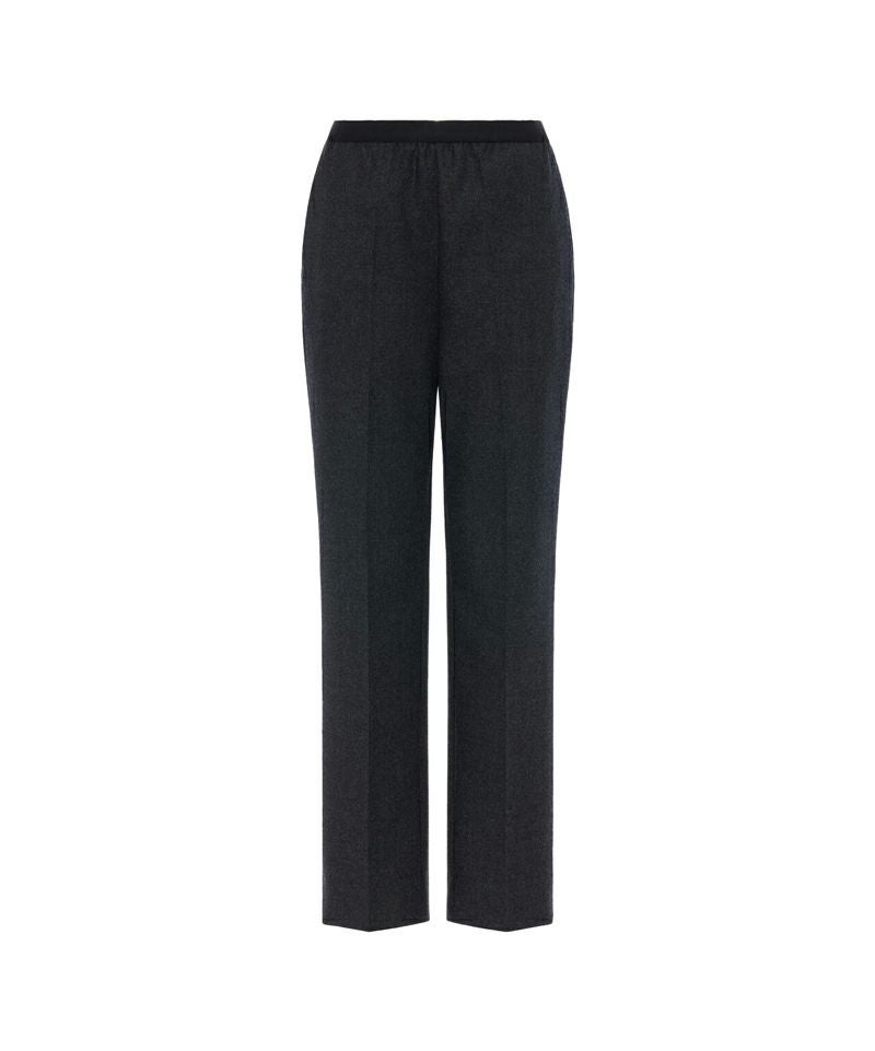 ウール ストレートレッグトラウザーズ