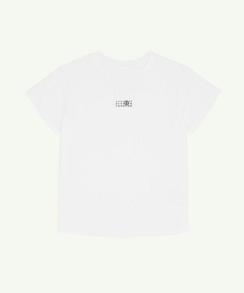 MM⑥ Maison Margiela＞ニューメリック コットンTシャツ | MAKES