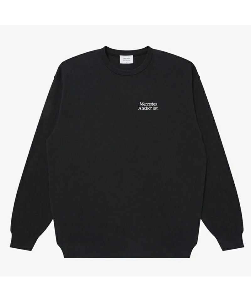 CASHMERE BLENDED CREW KNIT SWEATER