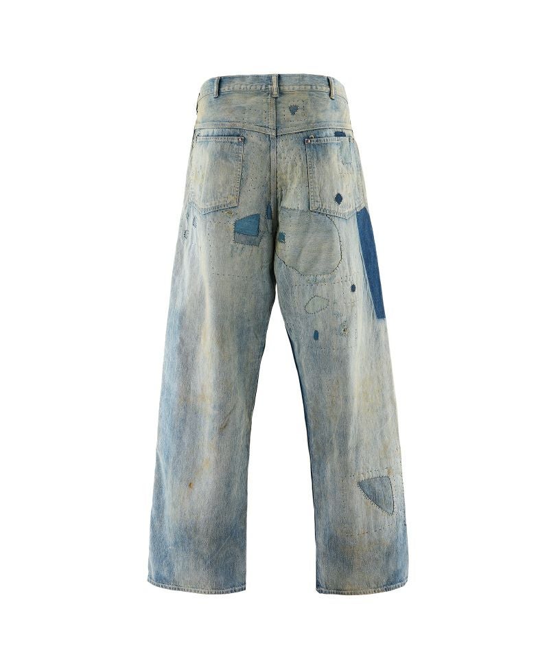 SAINT MICHAEL＞PAINTER PANTS/DAMAGE/BLUE | MAKES ONLINE STORE