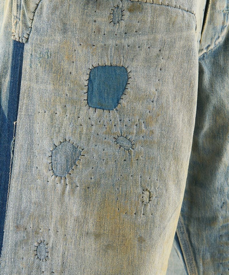 SAINT MICHAEL＞PAINTER PANTS/DAMAGE/BLUE | MAKES ONLINE STORE