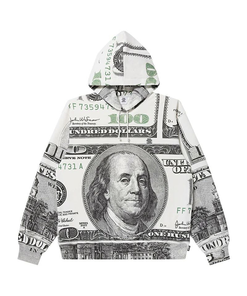 トップス SMALL OG HUNDREDS PATTERNED HOODIE BlackEyePatch＞SMALL OG HUNDREDS PATTERNED HOODIE | MAKES ONLINE STORE