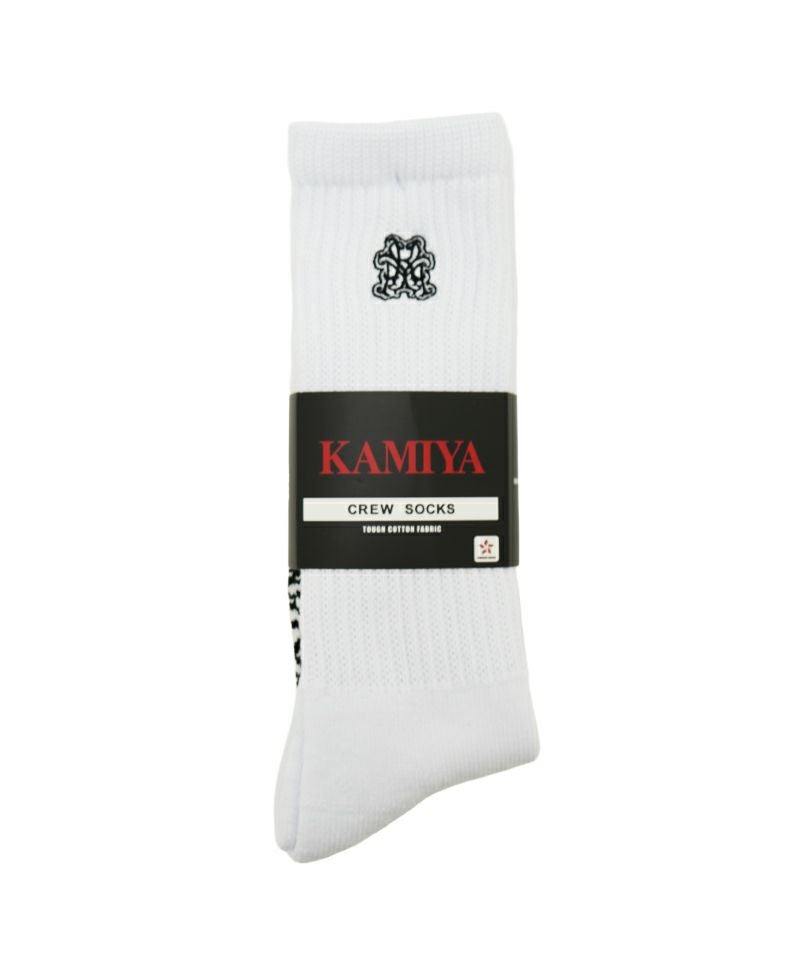 ＜KAMIYA＞"KMY"Cotton Crew Socks 2P