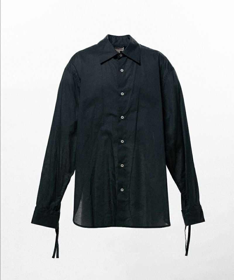 KAMIYA＞Drawstring Cuff Shirt | MAKES ONLINE STORE