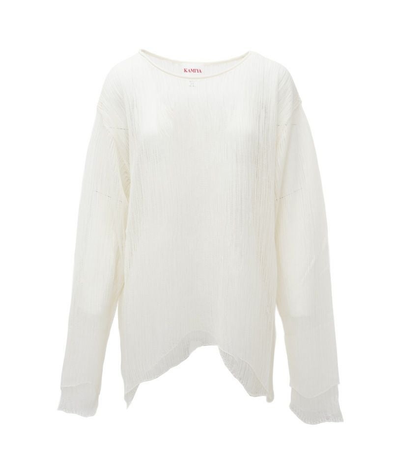 KAMIYA＞Layered Sheer Knit | MAKES ONLINE STORE